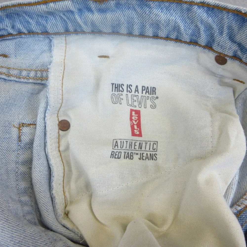 Levi's 560 Jeans Mens W36 L30 Light Wash Blue Vintage 90s Loose Fit Tapered Leg